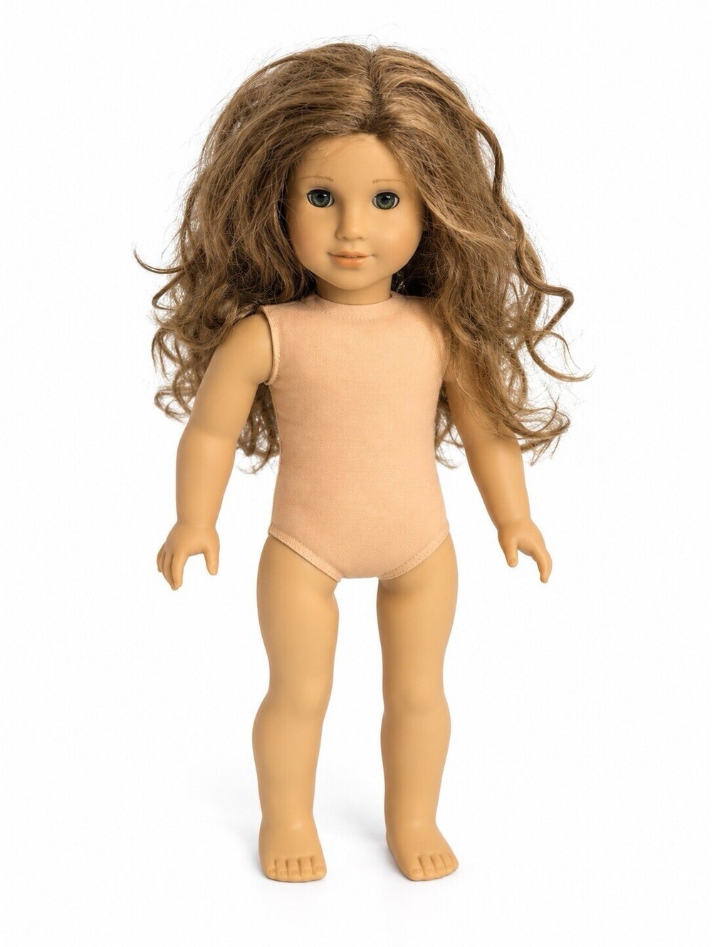 American Girl Truly Me 18 in Doll Brown Wavy Hair Green Eyes 2017